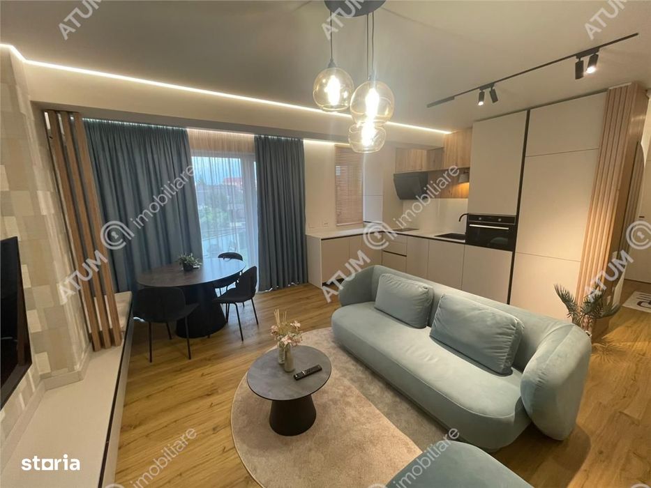 Apartament premium 2 camere balcon loc parcare subteran central Sibiu