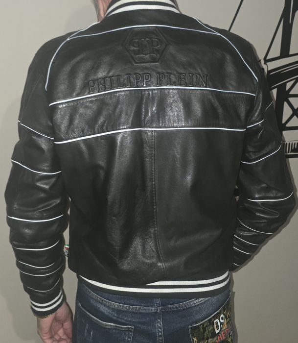 PHILIPP PLEIN-Мъжко Кожено Яке.