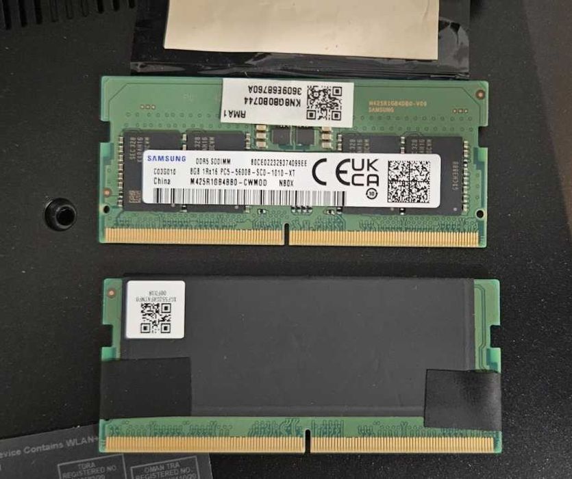 RAM памет Samsung 16GB DDR5 5600MHz SODIMM - 2x8GB за лаптоп
