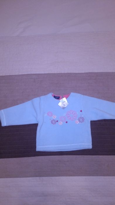 Pulover 92 cm, NOU, fleece/polar gros,Pulcino kids, Germania