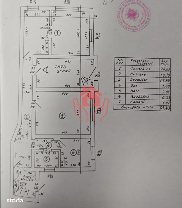 61 Mp Utili I Vila Renovata I Metrou 6 Minute I 110.000 Eur