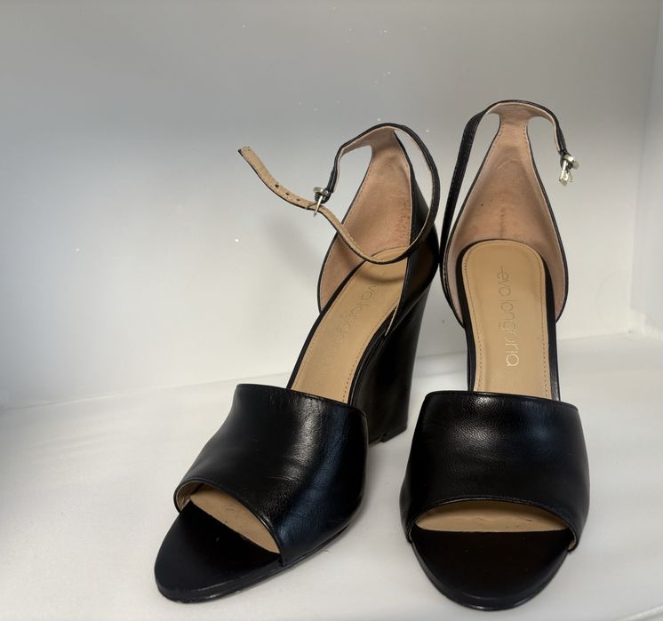 Sandale cu platforma “Eva Longoria” 37 Piele