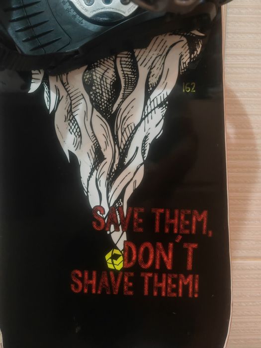 Placa snowboard Union 162 cm -legaturi boots Burton