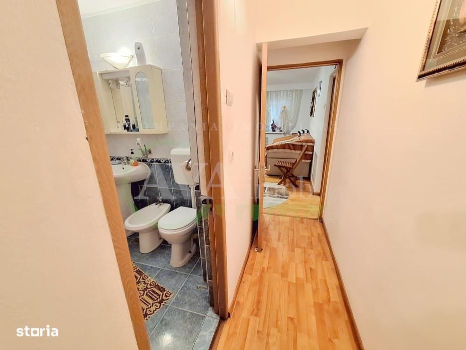 Apartament 2 camere+balcon de 8.5 mp, Mobilat, zona Nord