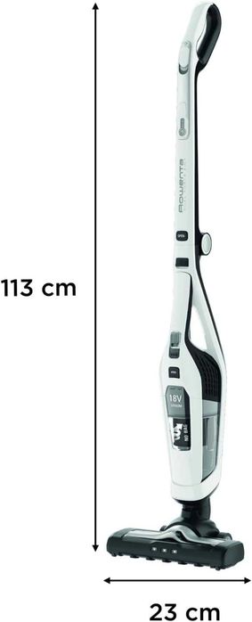 ROWENTA Dual Force 2 в 1 RH6737WH Вертикална Безкабелна Прахосмукачка