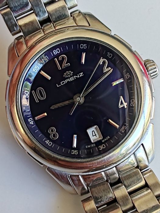 Ceas Lorenz Calendar Quartz ETA 7 rubine 30 mm Dama