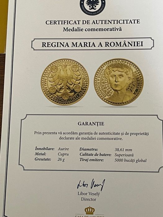 Moneda Regina Maria
