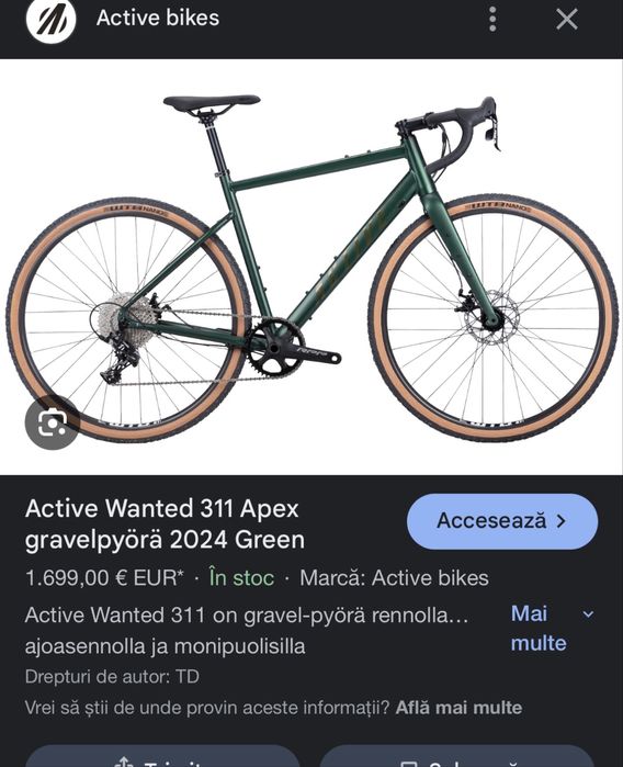 Bicicleta Gravel Active Wanted Seria 311 Roti 29
