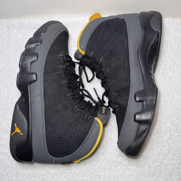 Nike Air Jordan 9 Retro Dark Charcoal University Gold