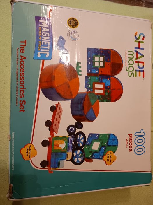 3 x Set construcție magnetic 3D Shape mags