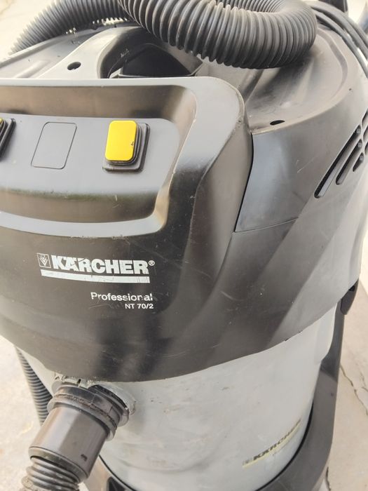 Прахосмукачк  Karcher NT 70/2 Professional 3800W с два Мотора Сухо и Мокро Строителство  Почистване