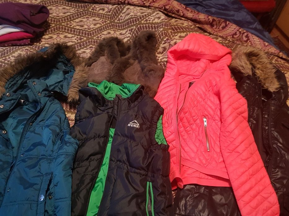 Зиимни якета и грейки/пухенки размер 10 г.