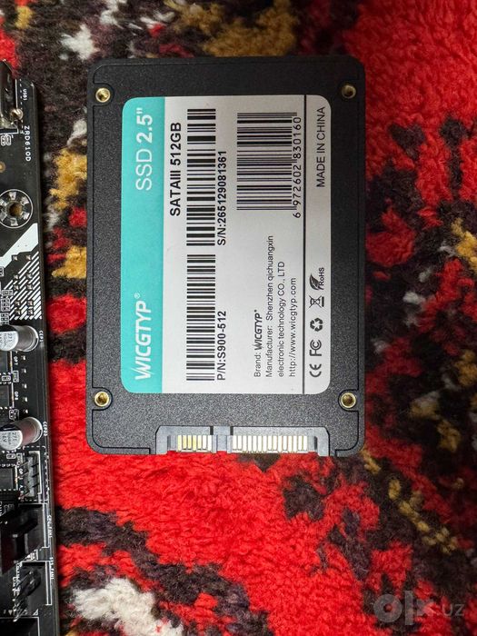 Esonic H610-DDR4/Kingstone 16GB DDR4/i7 13700f/RX580/SSD 512GB