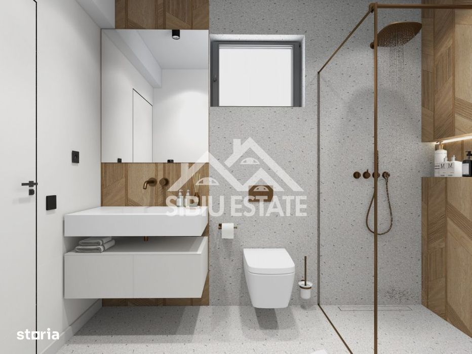 Casa 4 camere, 3 bai, garaj si curte larga, Sibiu Selimbar