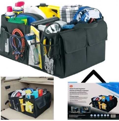 Сгъваем органайзер за подреден багажник на кола