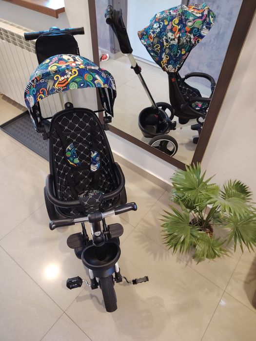 Tricicleta Multifunctionala pentru Copii, Scaun Reversibil, Multicolor