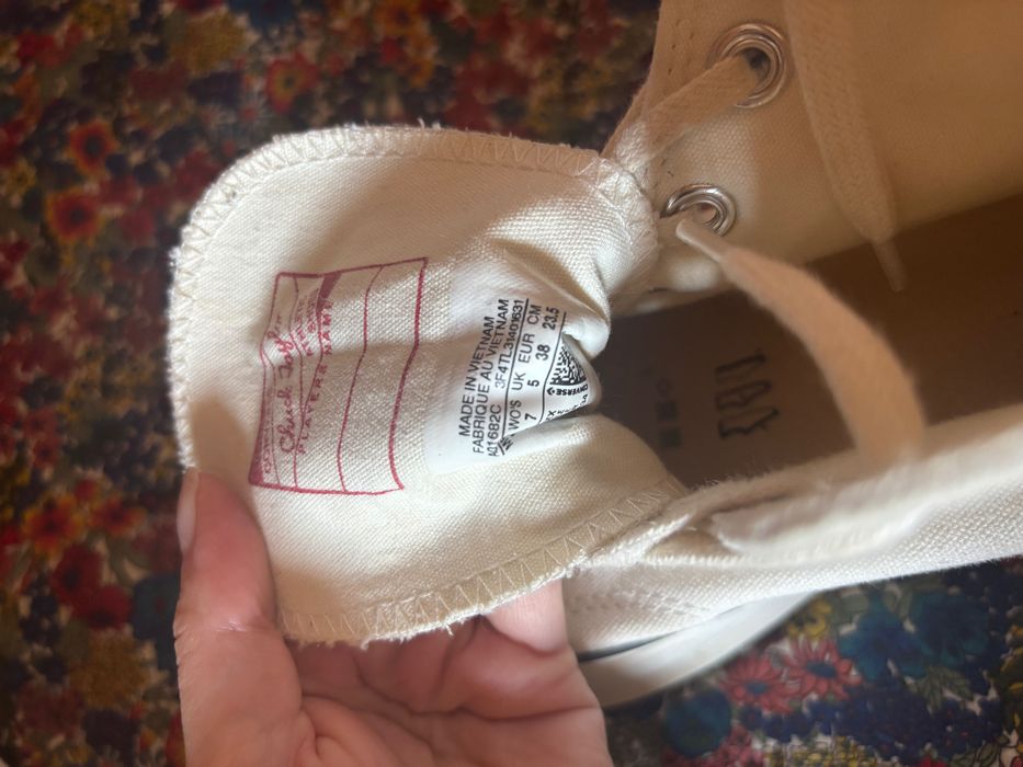 Converse бели кецове