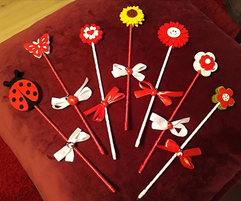 Нестандартни мартенички за декорация ! :)