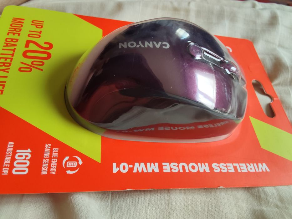 Mouse wireless Canyon MW-01 cu 6 butoane,1600DPI,3milioane clicuri,nou