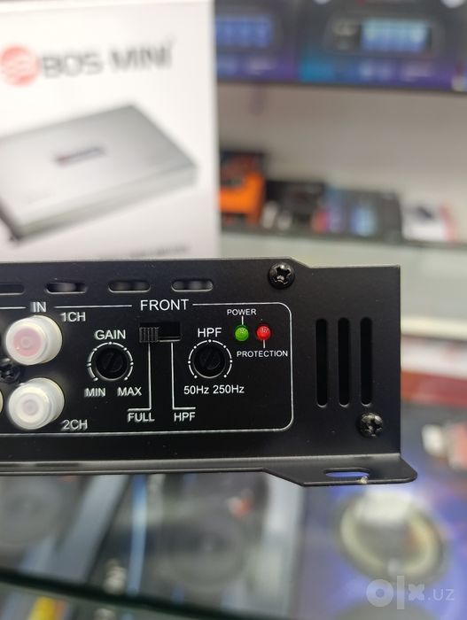 Usilitel BOS-43.4  4-kanalli 3000W avtomobil kuchaytirgich yangi