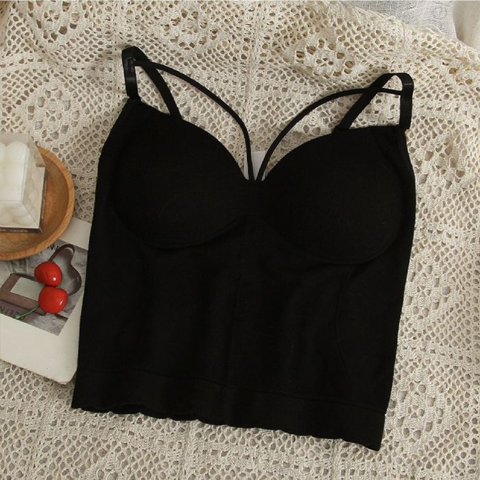 Черные топ и блузка