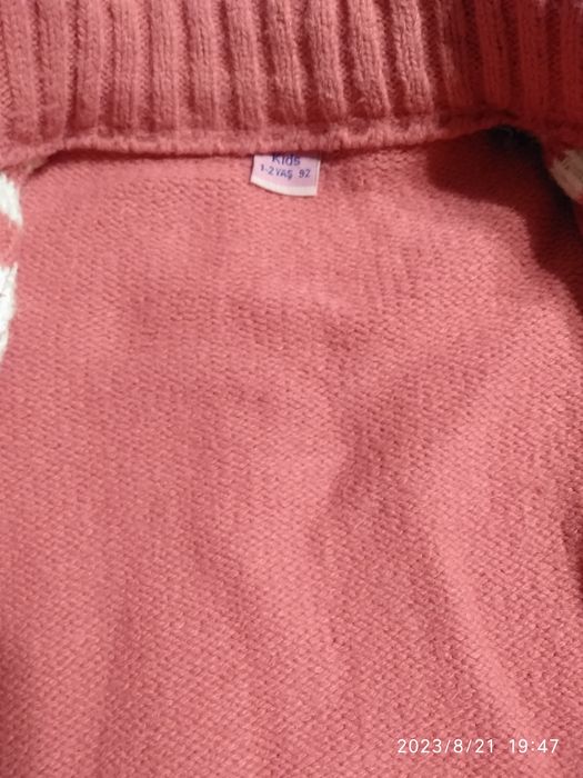 Теплая шерстяная турецкая кофта