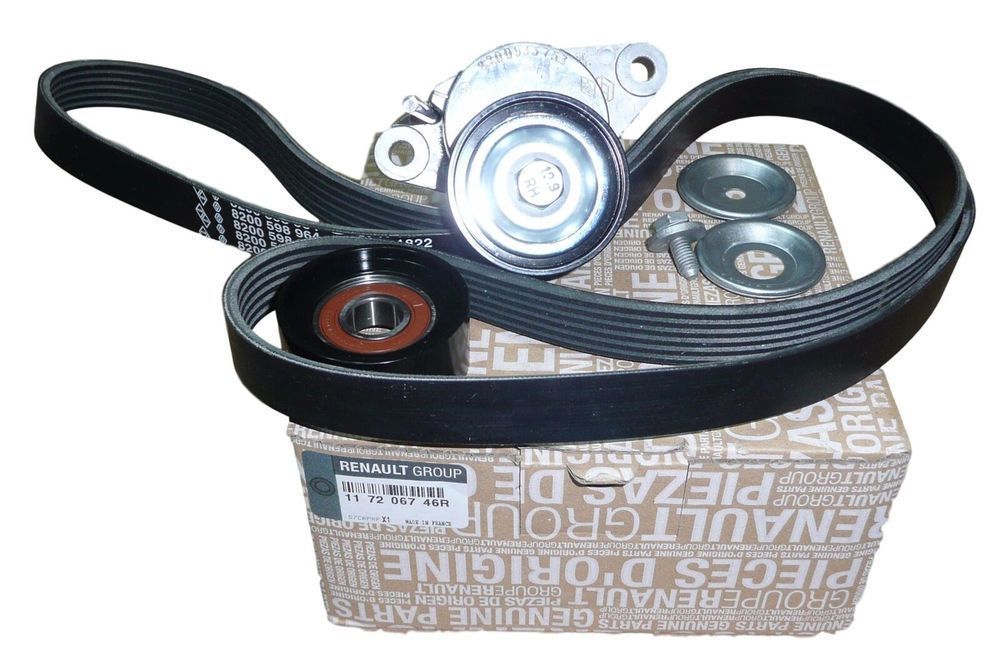 Set curea transmisie Dacia Logan 1, Sandero 1, Lodgy, Dokker, Logan 2; Nissan Terrano 3; Renault Laguna 3, 1.4, 1.6, Original, 117206746R
