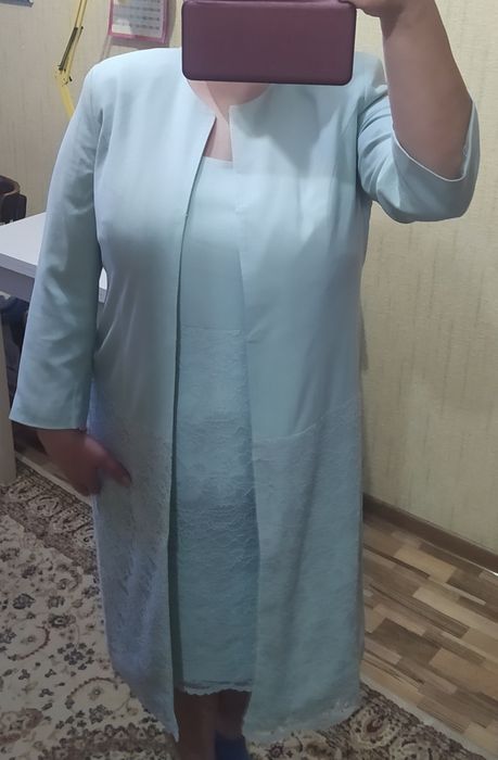 Платье футляр + кардиган