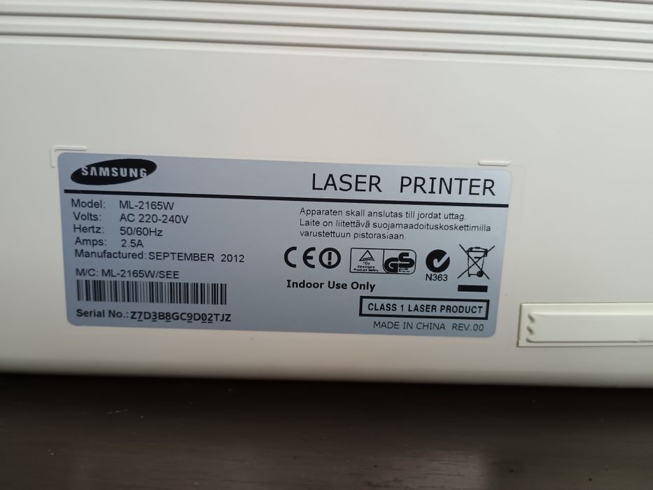 Imprimanta Samsung WIFI ML -2165W Laser