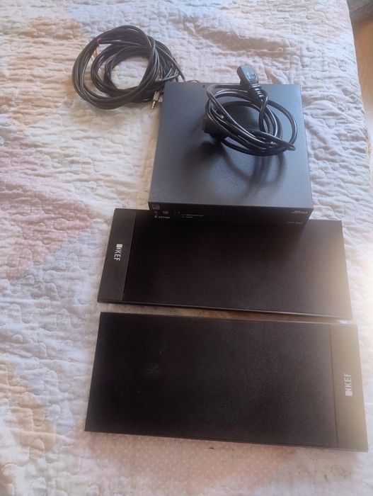 Sistem Audio  Design KEF T 101 Slim + Amplificator Extro. XPA 1002 | Set Boxe Plate de Perete