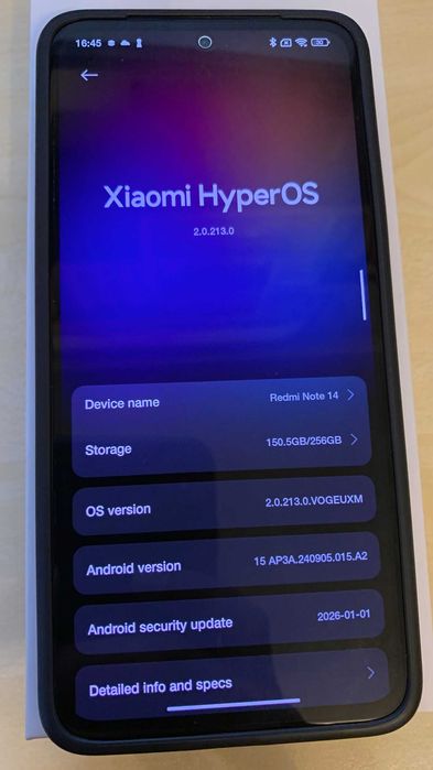 Xiaomi Redmi Note 14 4G - Ultima suta de metrii de garantie.