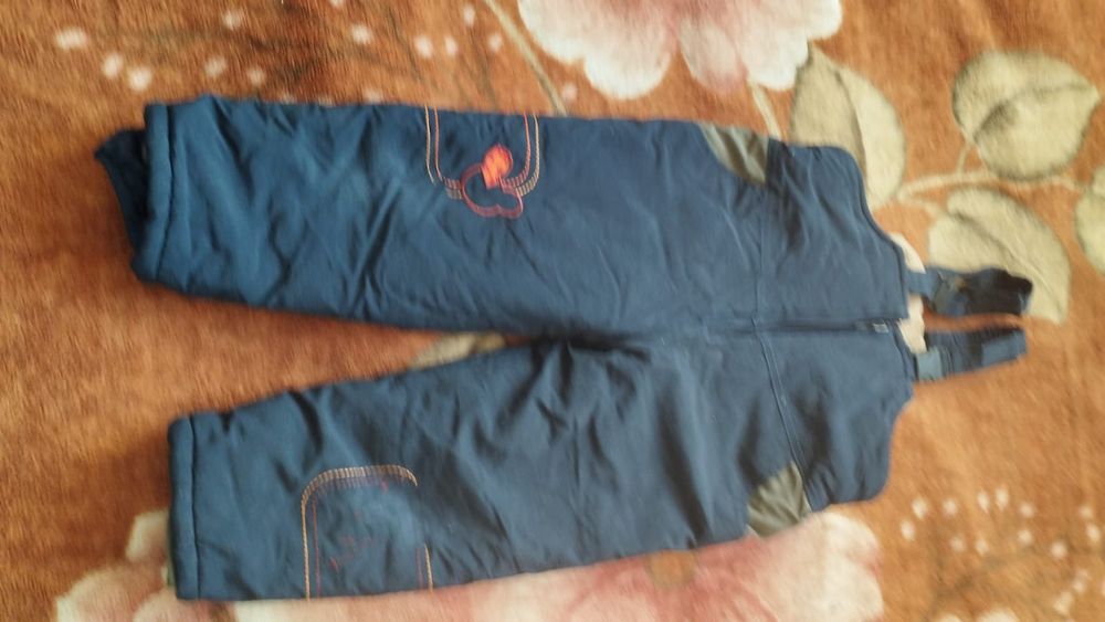 Детская дубленка, комбинезон