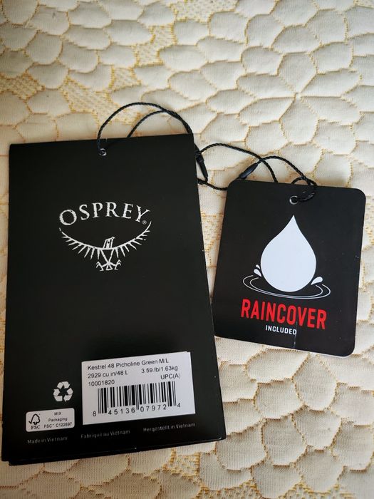 Osprey Kestrel 48. M/L размер