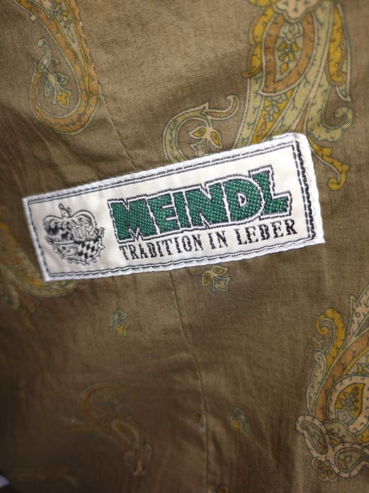 Vestă Vintage Meindl din Piele Naturală – Mărimea 38, Maro, Bavareza