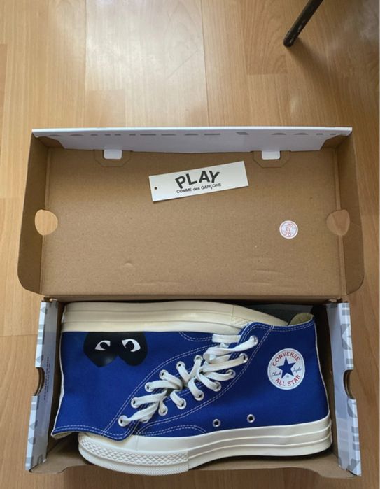 Converse X Comme de garcon royal blue