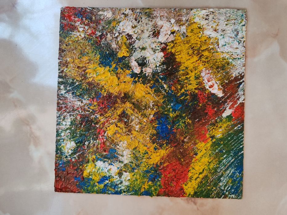 Абстрактна картина с маслени бои