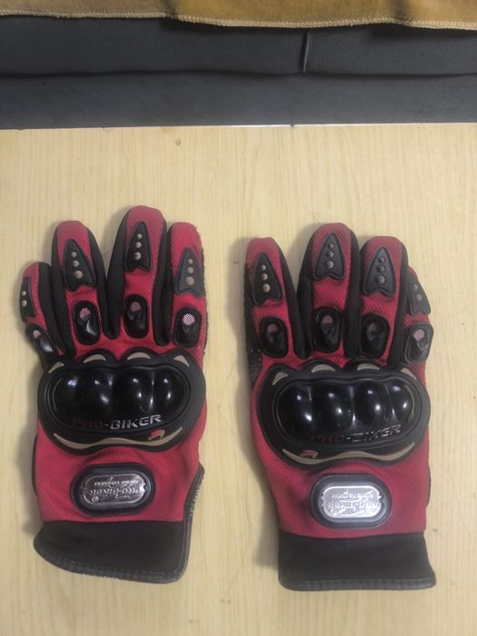 Мото перчатки  с защитой