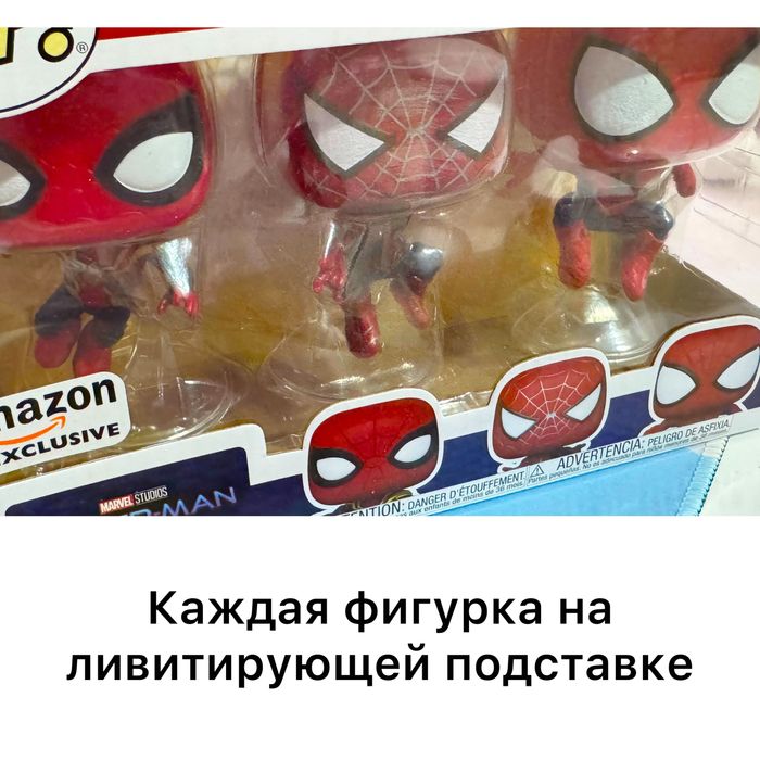 Funko Pop! Marvel: Spider-Man: No Way Home 3в1 Оригинал Человек Паук