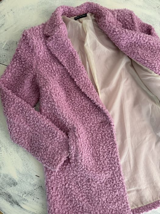 Розово палто с подплънки