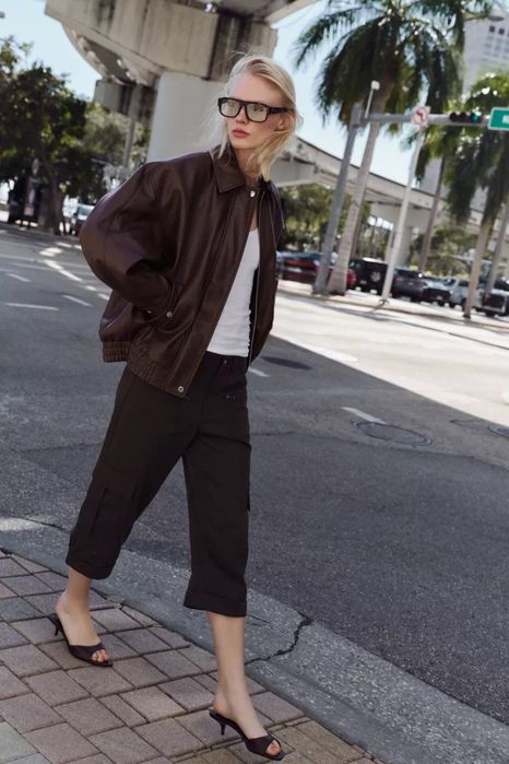 Новая куртка бомбер Zara