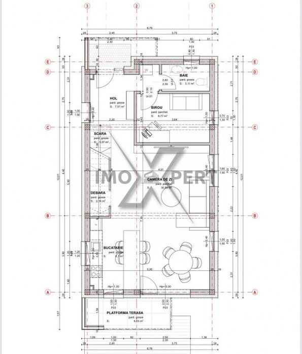 Duplex de 4 camere, 120 mp, la intrare in Popesti, Cluj