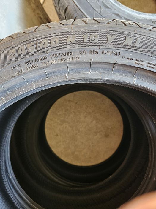 2 anvelope 245/40 R19 vară