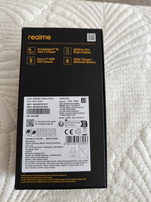 Dispozitiv Realme gt6,256g