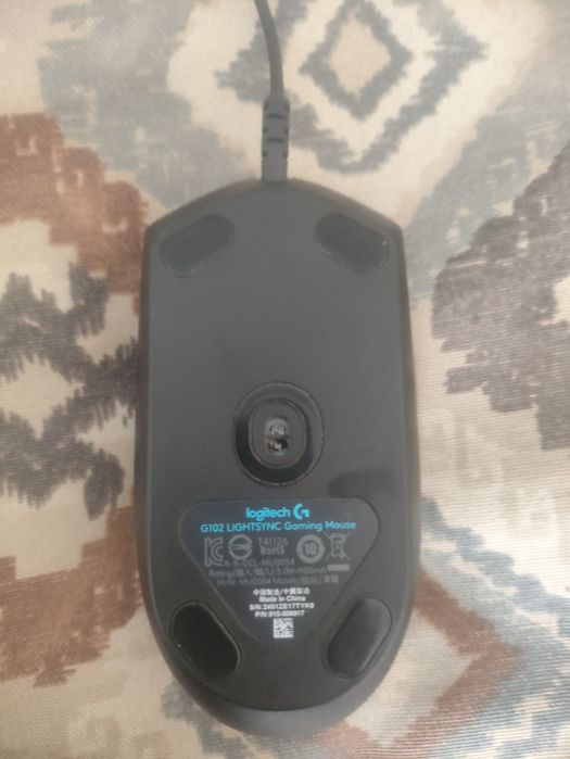 Мышь Logitech G102 Lightsync черный