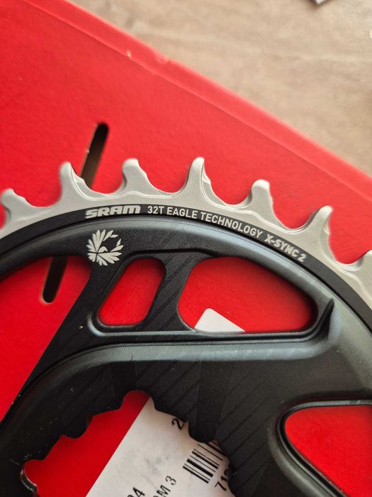 SRAM X-Sync 2 Eagle CF 3mm Offset и верига SRAM 12 скорости