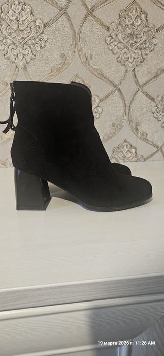 Осень ботинки замша