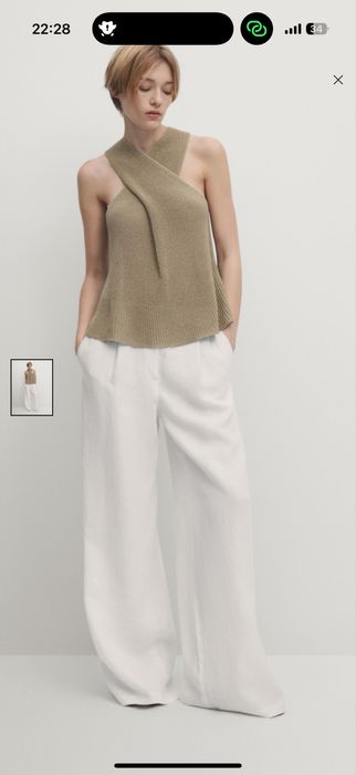 Брюки Massimo dutti Оригинал Лен