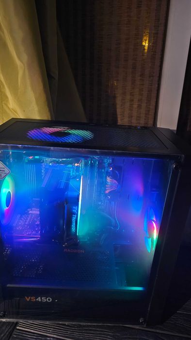 Desktop PC Ryzen 5600T, RX6500XT 8 Gb, 16 GB DDR4, 1 TB NVMe -garantie