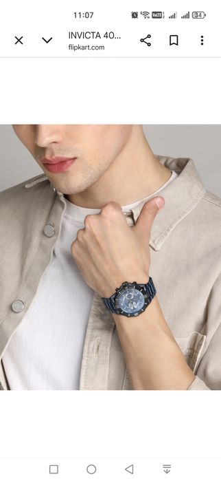 Мужские часы Invicta Aviator модель 40516