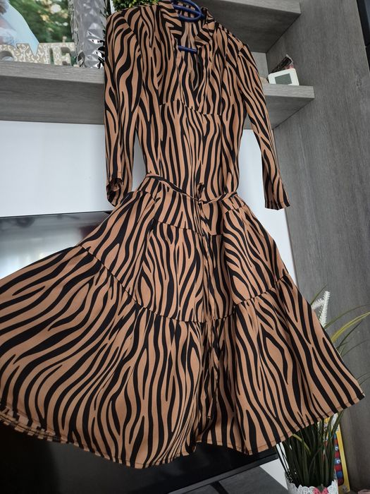 Rochie animal, croi lejer, S M